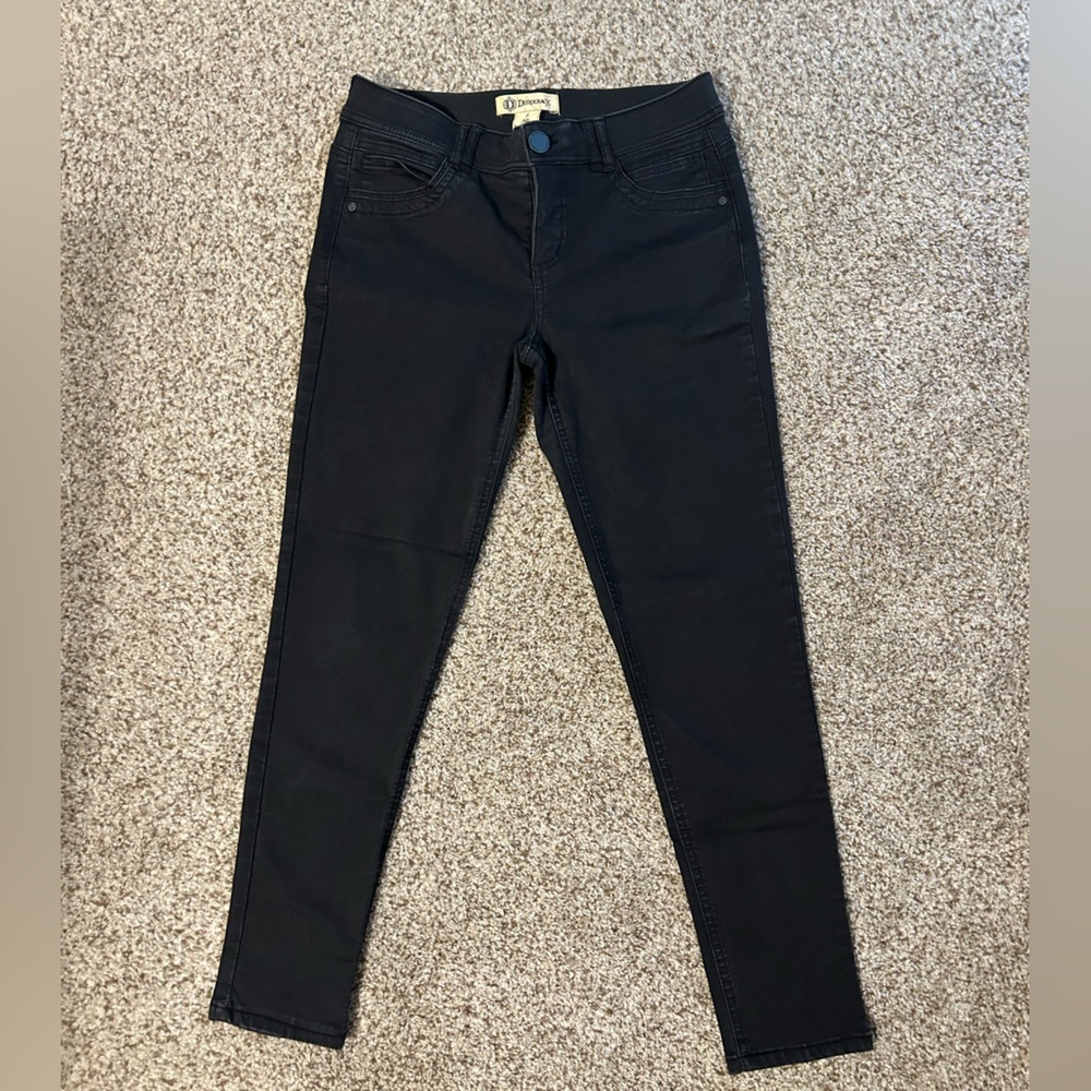 Democracy "Ab"solution Black Ankle Skinny Jeans Size 6